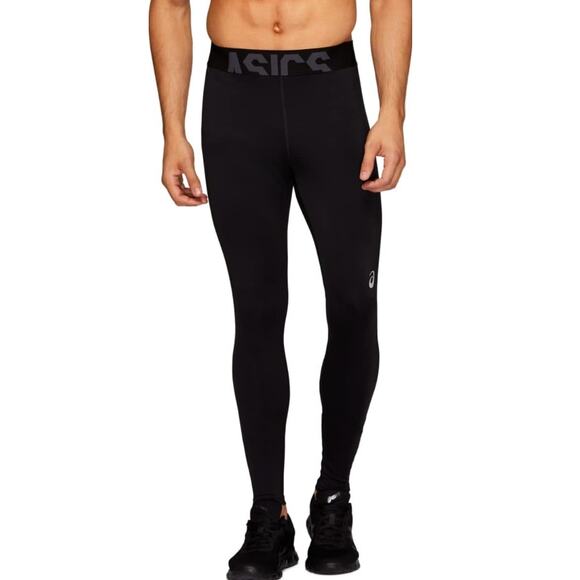 ASICS Men's Black Thermopolis Tight Running Leggings Size XL - Picture 1 of 10